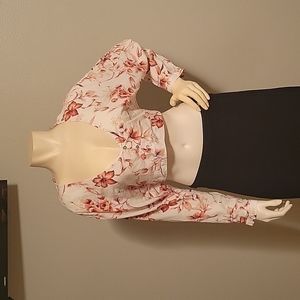 FLORAL summer crop top